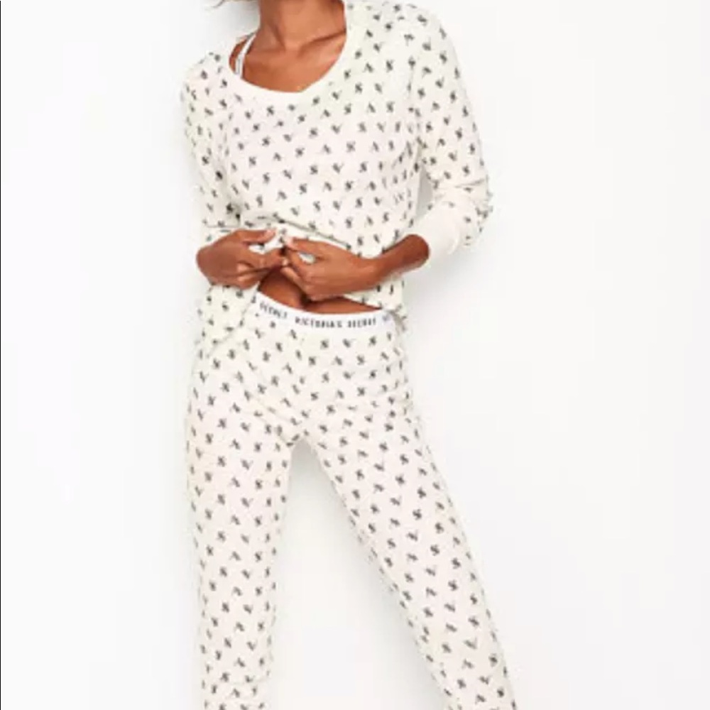Victoria’s Secret Signature Logo Thermal Pajamas